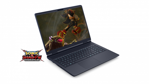 Notebook gamingowy Alienware 16X Aurora z futurystycznym krajobrazem na krystalicznie czystym wyświetlaczu.