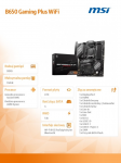 MSI KBMSIAA8B650A05