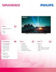 Philips TVPHI55LPUS7609