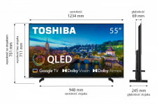 TOSHIBA TVTOS55LQG5E630