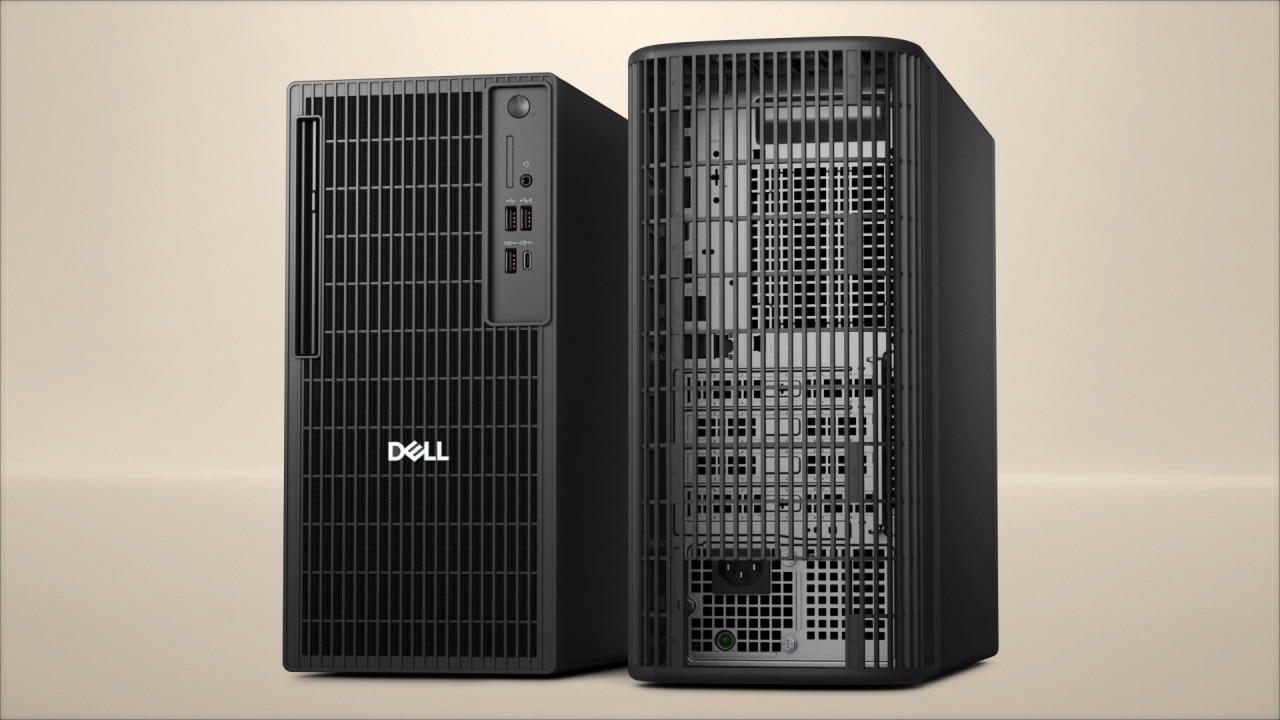 Kable i osłony przeciwpyłowe modelu Dell Pro Tower Plus