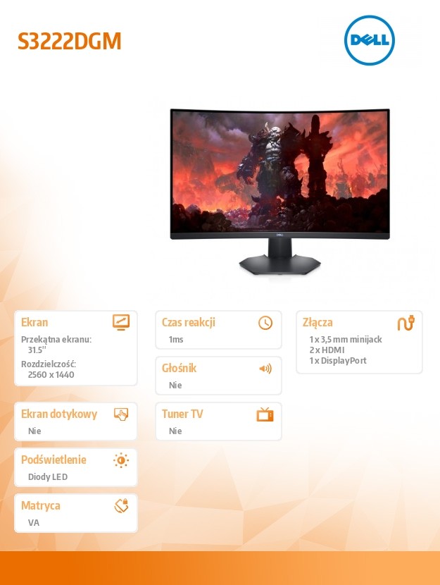 DELL Dell S3222DGM