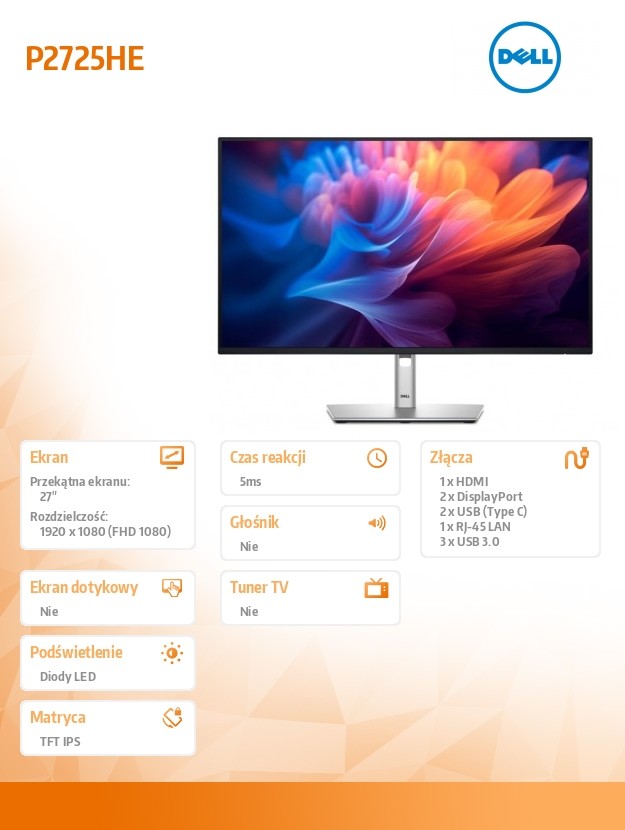 DELL Monitor P2725HE