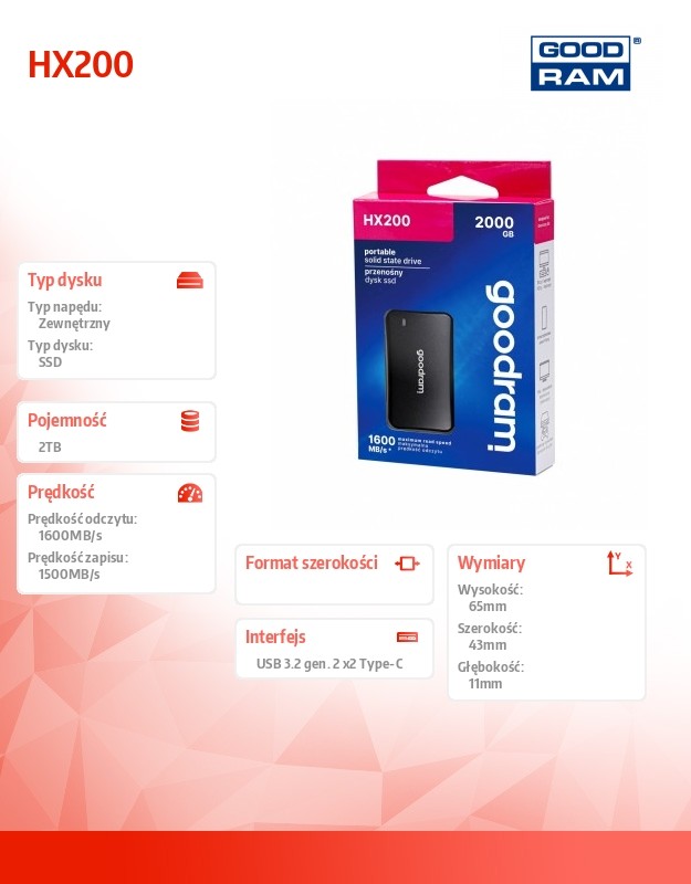 GoodRam DGGODZFT20XH200