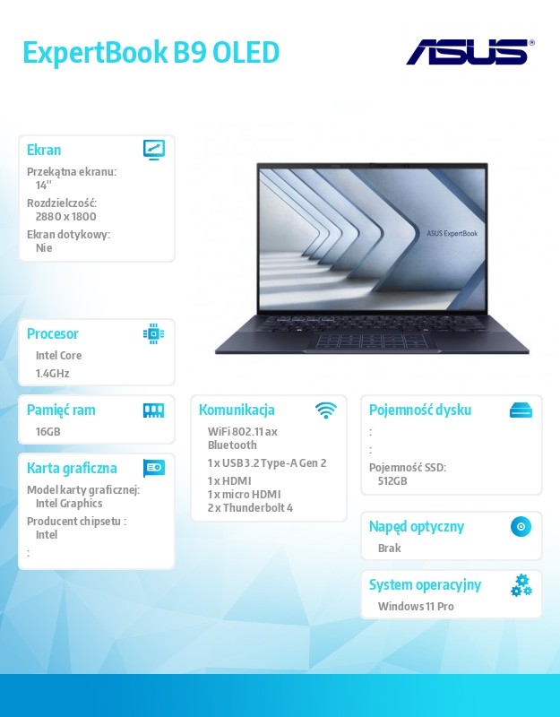 ASUS Notebook ExpertBook B9