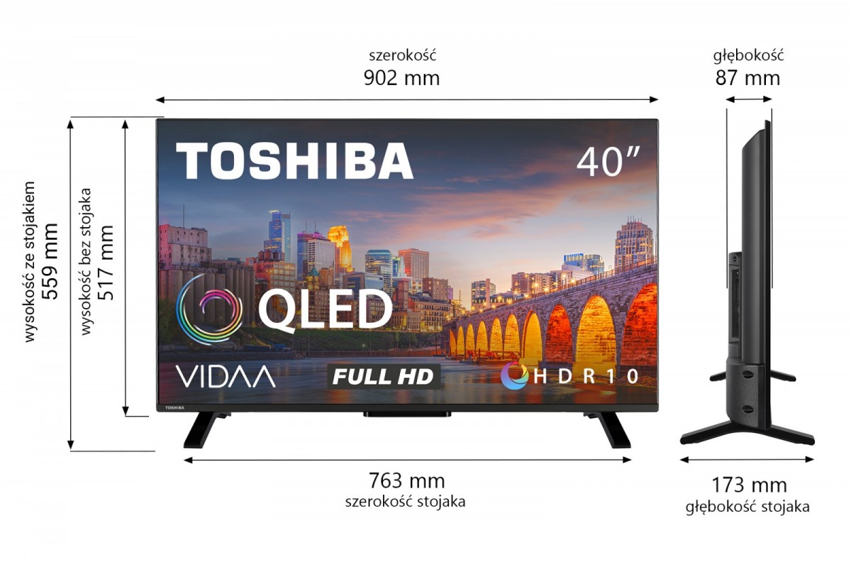 TOSHIBA TVTOS40LQV2F630