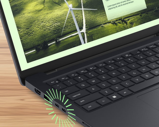 Widok z&nbsp;bliska komputera Dell Pro Max&nbsp;16.