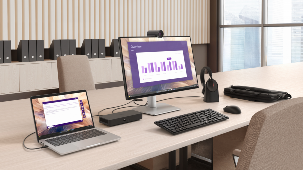 Ilustracja ekosystemu w środowisku biura korporacyjnego.