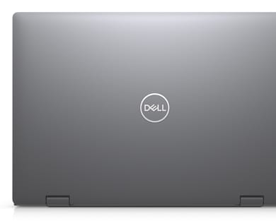Zdjęcie notebooka Dell Latitude 13 2 w 1 3330 z logo firmy Dell za produktem.