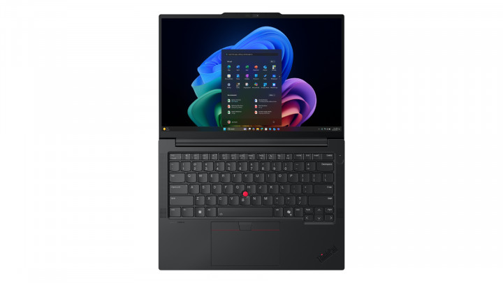 Laptop Lenovo ThinkPad E14 Gen 8 W11Pro copilot PC czarny płaski prz&oacute;d