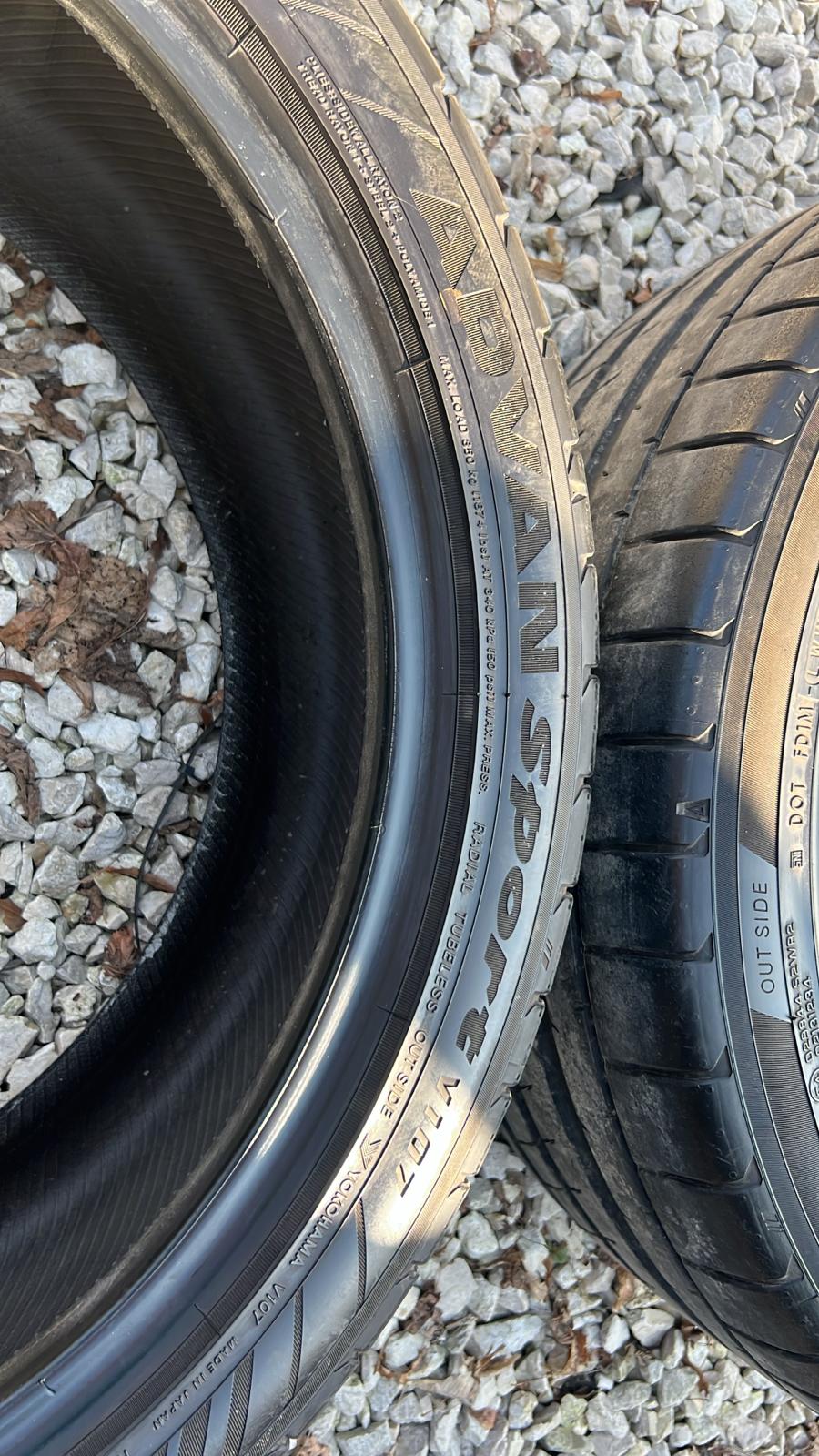 opona Yokohama advan sport v107 275/35ZR20 rok 2021 Bieżnik od znacznika...