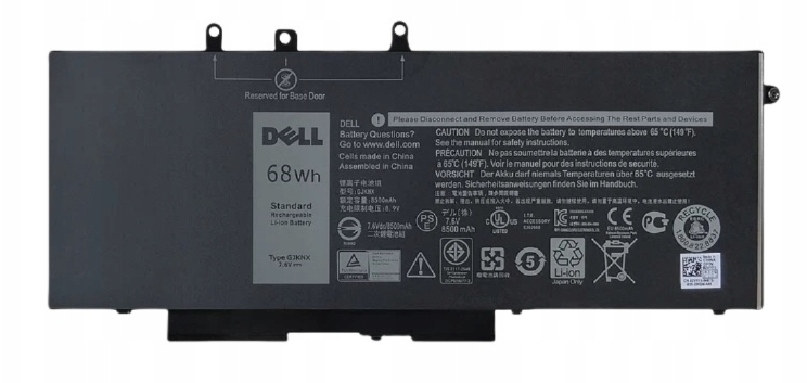 Nowa Oryginalna Bateria Dell 68Wh 4Cell FPT1C/ GJKNX/ GD1JP/ MT31P/...